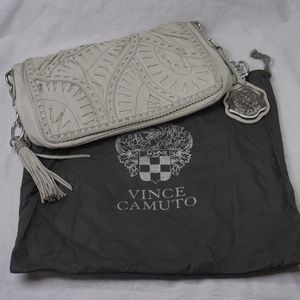 Vince Camuto, Soft Leather, Tassel Shoulder Bag